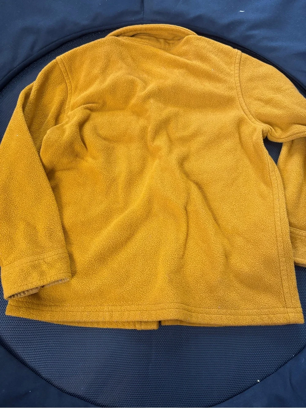 Old Navy Mustard Button-Front Fleece Jacket